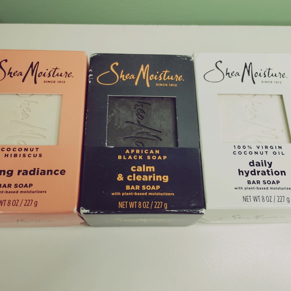 SheaMoisture Bar Soap Trio